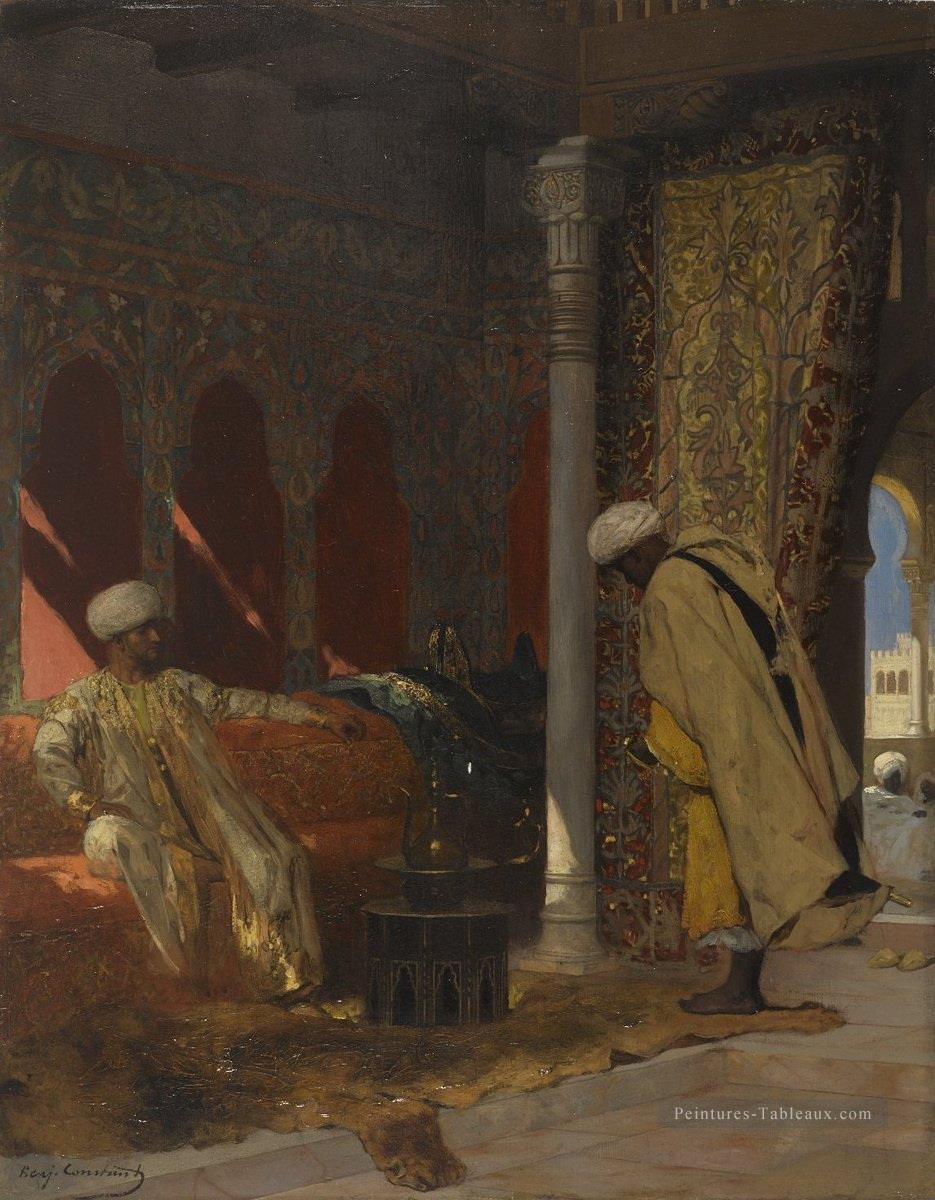L’ordre du grand vizir Jean Joseph Benjamin orientaliste constant Peintures à l'huile